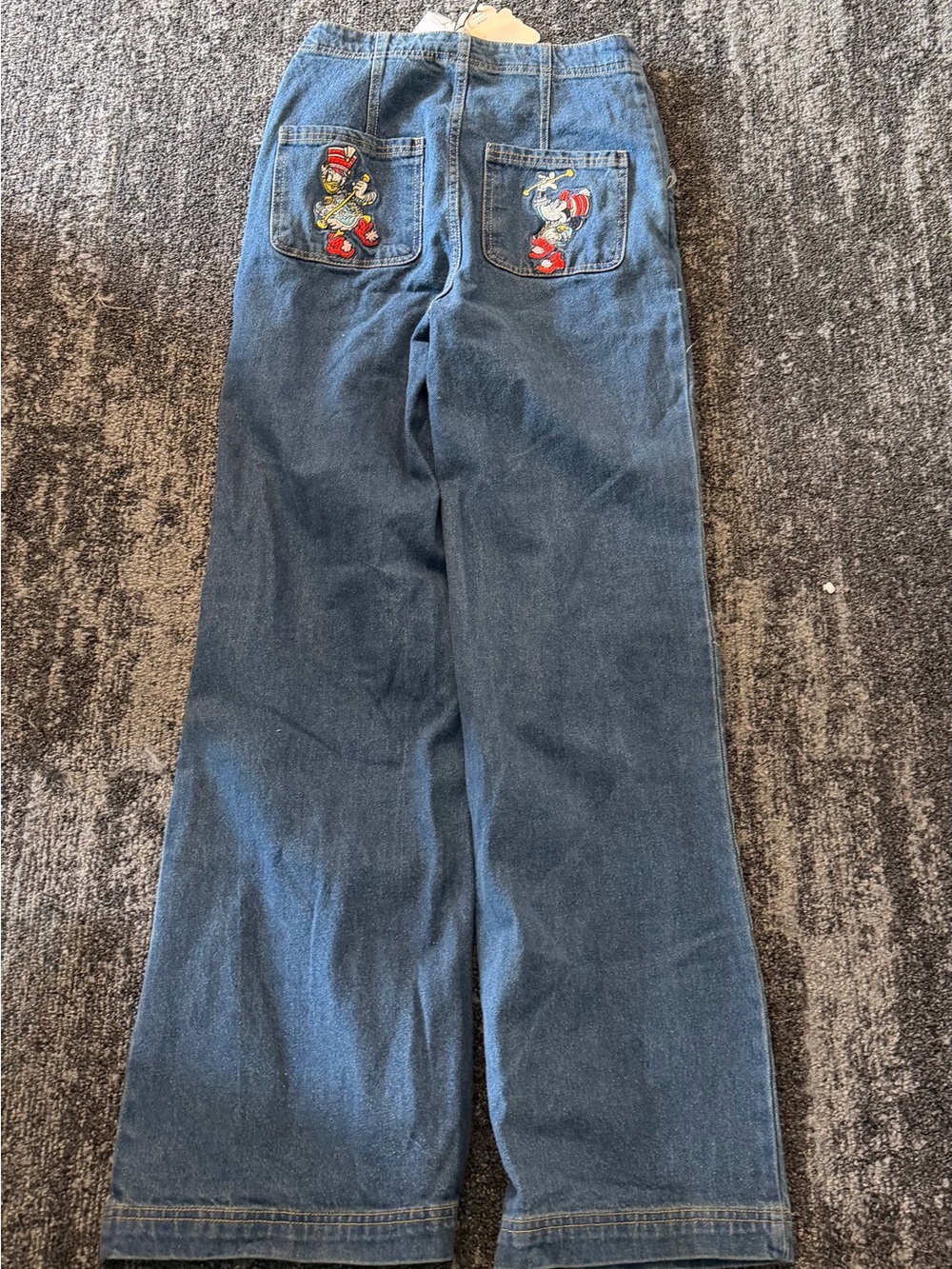 Macy’s Disney Women’s Minnie Majorette High Rise Wide-Leg Jeans Sz 6 NWT